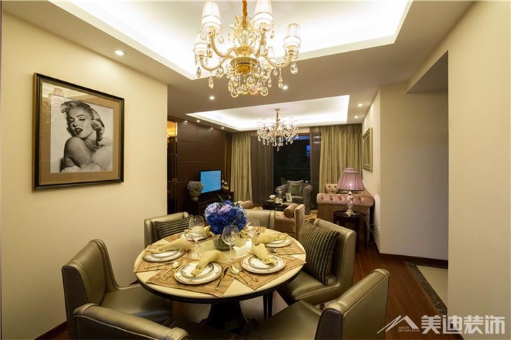 八方小區裝修案例-餐廳