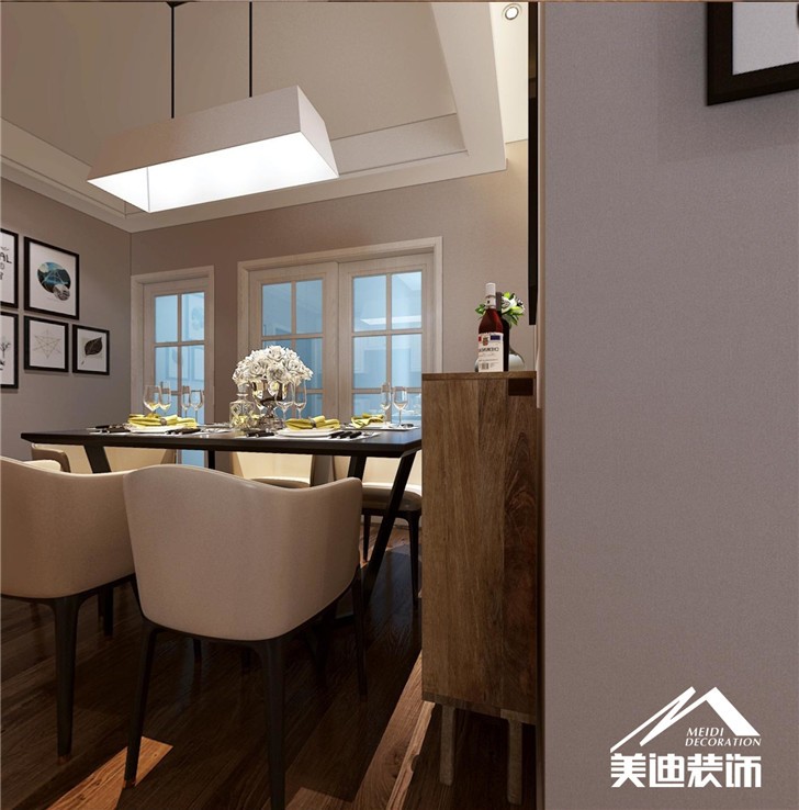 八方小區(qū)現(xiàn)代裝修案例-餐廳
