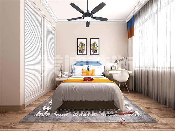 長沙120平裝修案例-臥室