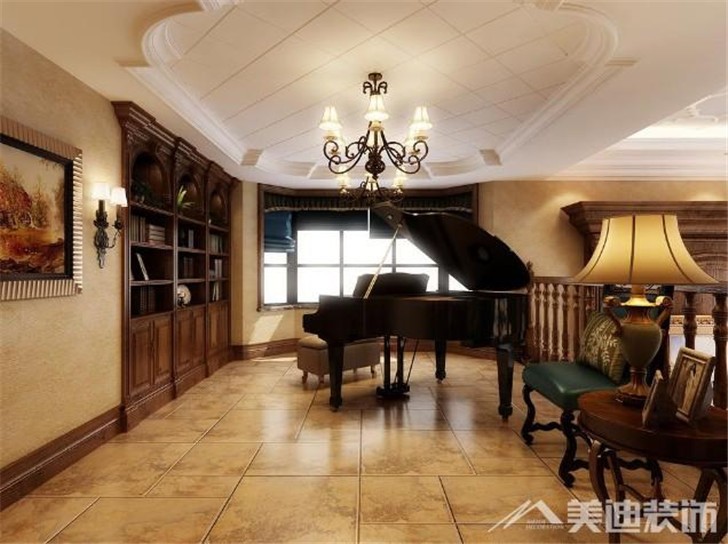 保利閬峰-裝修案例-書(shū)房