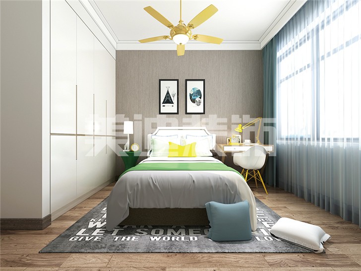 長沙120平裝修案例-臥室