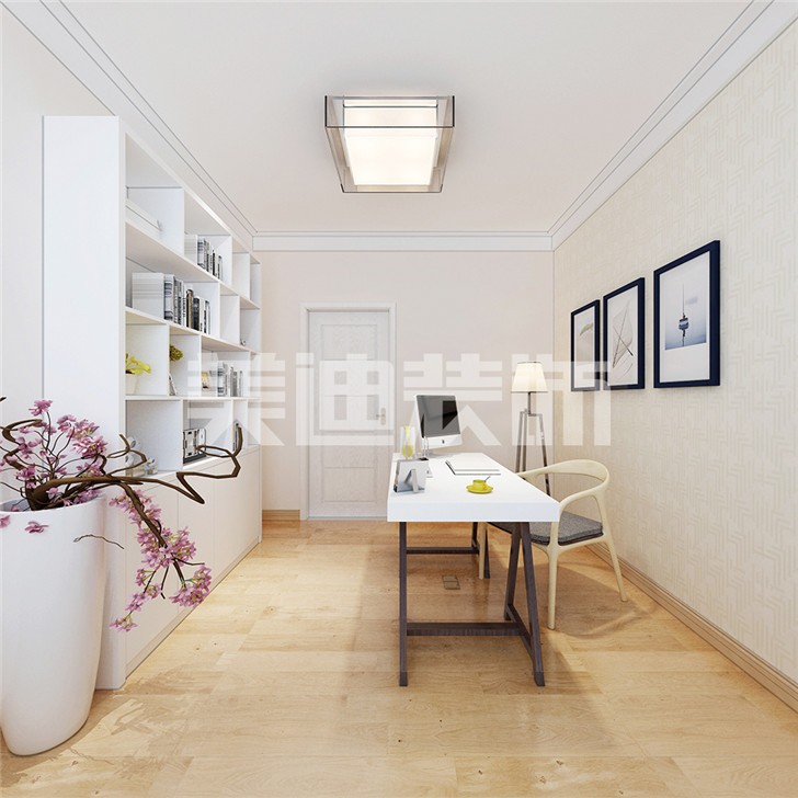 長沙120平裝修案例-書房