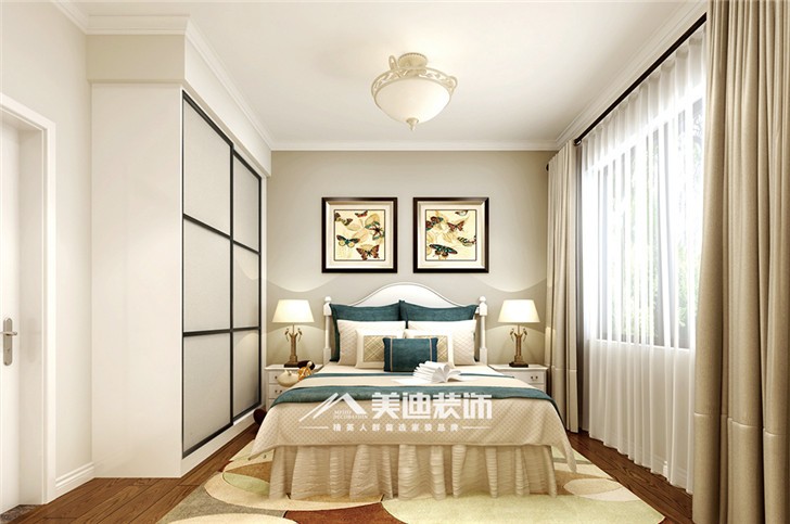 美迪整裝4號產品裝修效果圖-臥室