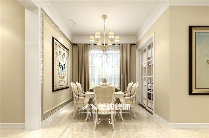 美迪整裝4號產品裝修效果圖-餐廳