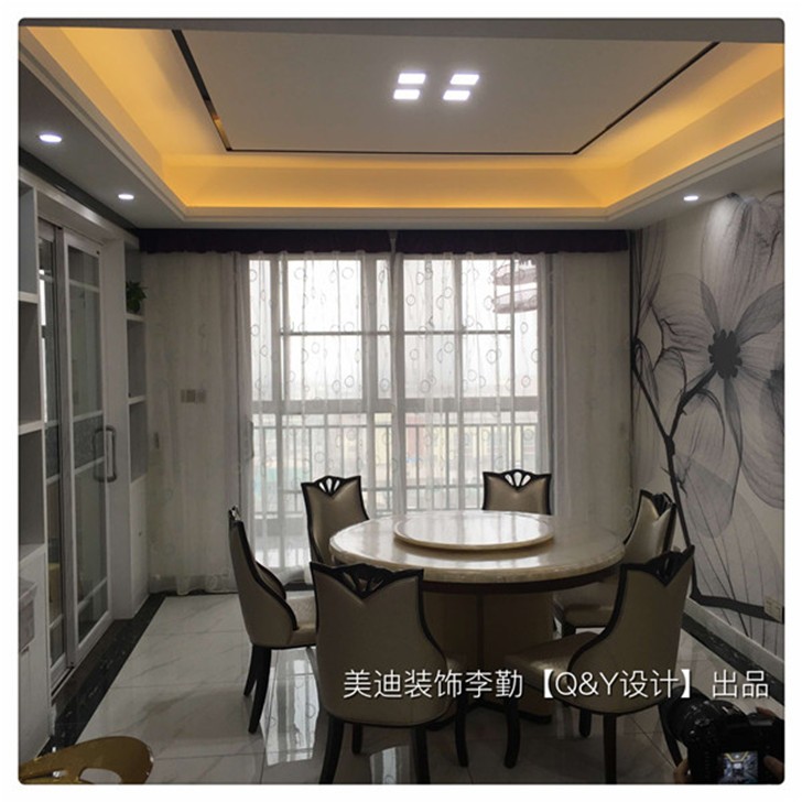 鑫旺園現(xiàn)代風(fēng)格裝修案例-餐廳