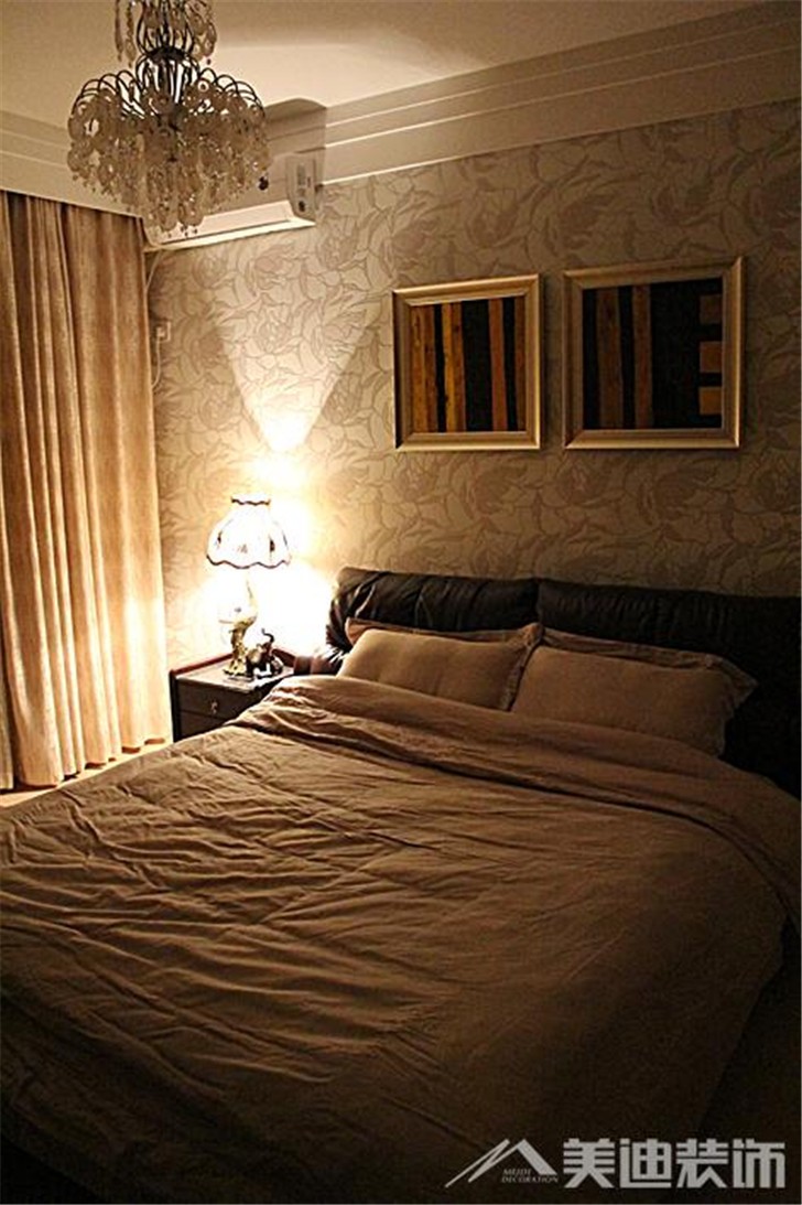 長沙湘江世紀(jì)城裝修案例-臥室