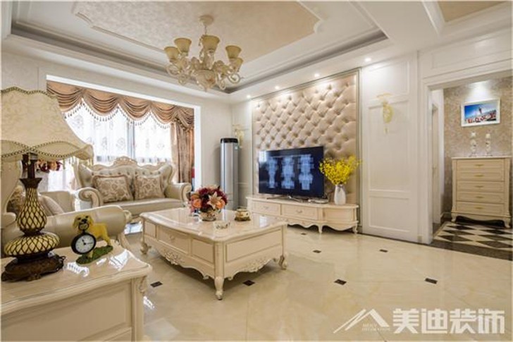 長沙湘江世紀城案例-客廳