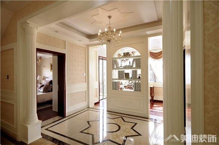 長沙世茂鉑翠灣裝修案例-過道