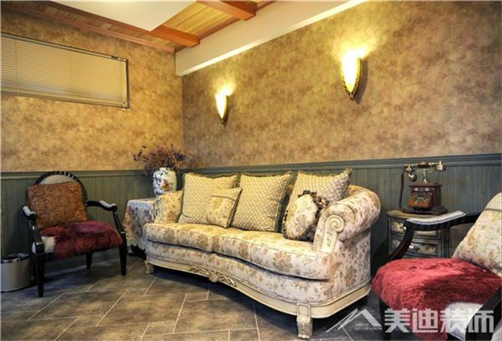 長沙水云間裝修案例-客廳