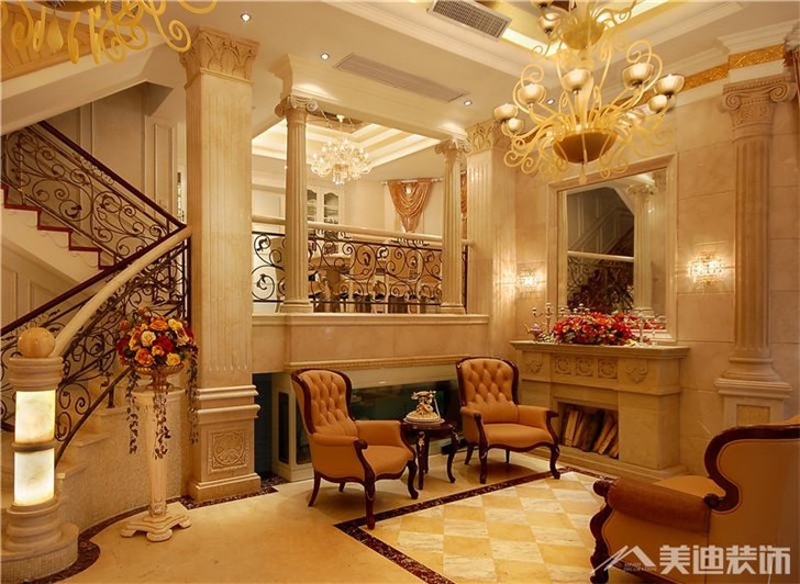 長沙水云間裝修案例-客廳