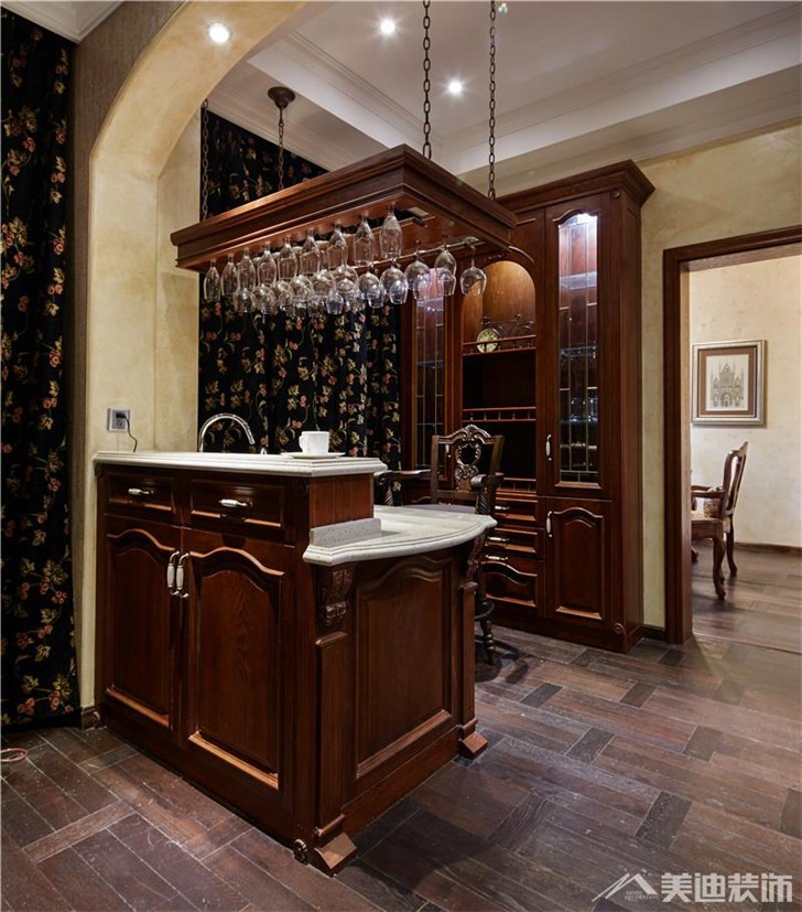 長沙世茂鉑翠灣裝修案例-廚房