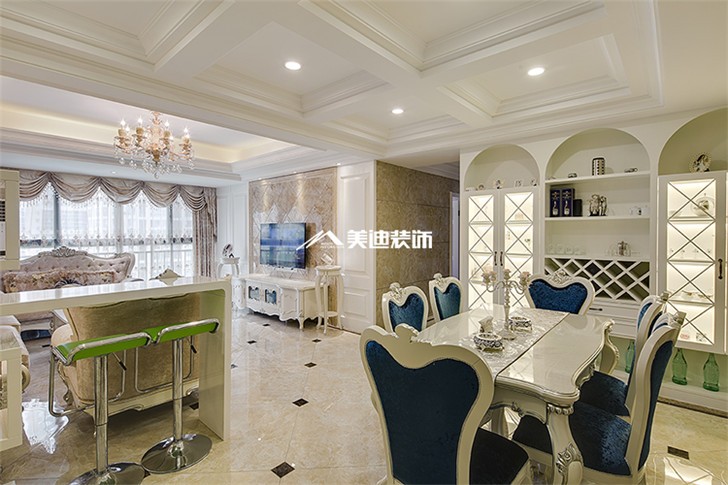 長沙萬博匯140平修案例-餐廳