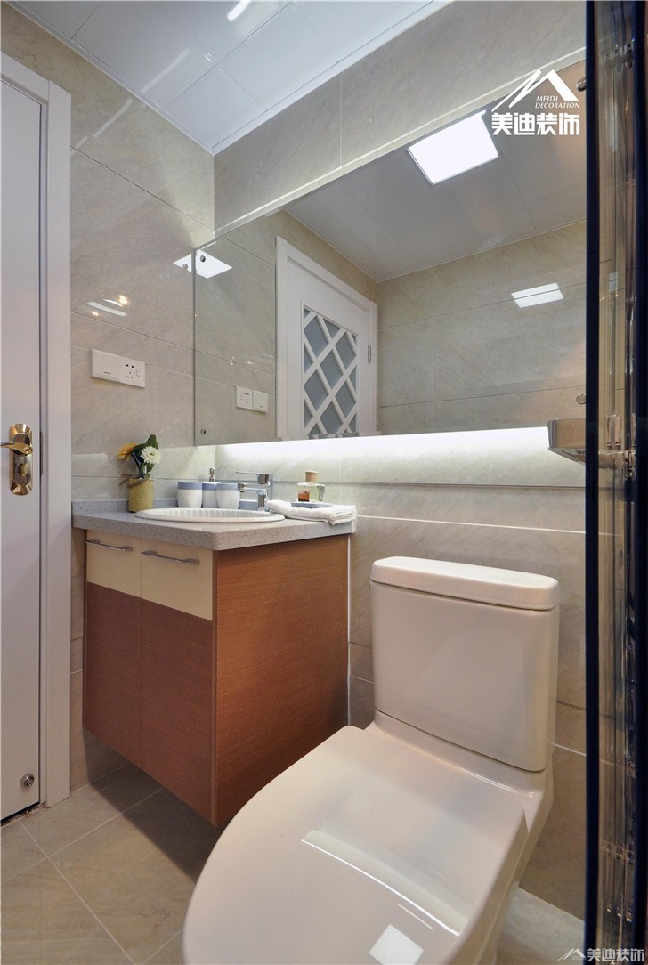 長沙萬里時代裝修案例-衛生間
