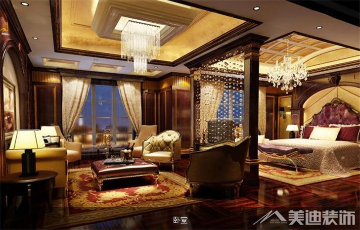 碧桂園600㎡別墅案例-臥室