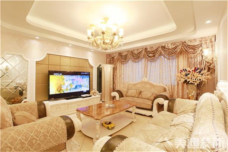 黎郡新宇裝修案例-客廳