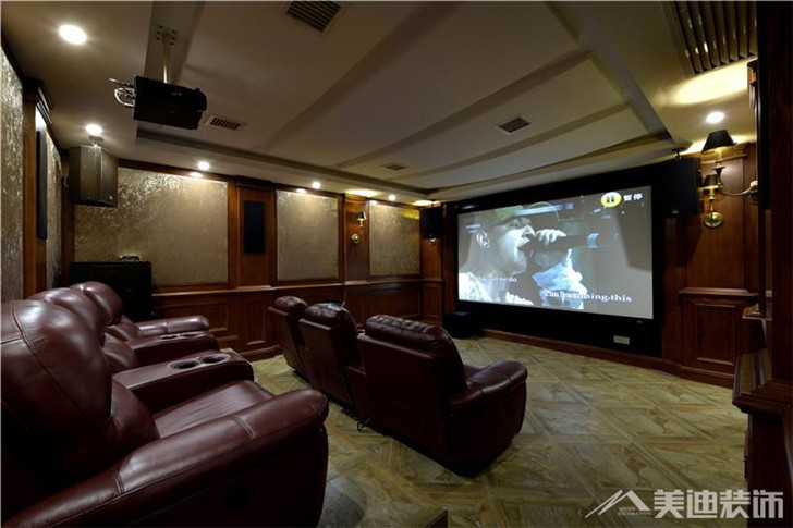金地三千府別墅裝修案例-影音室