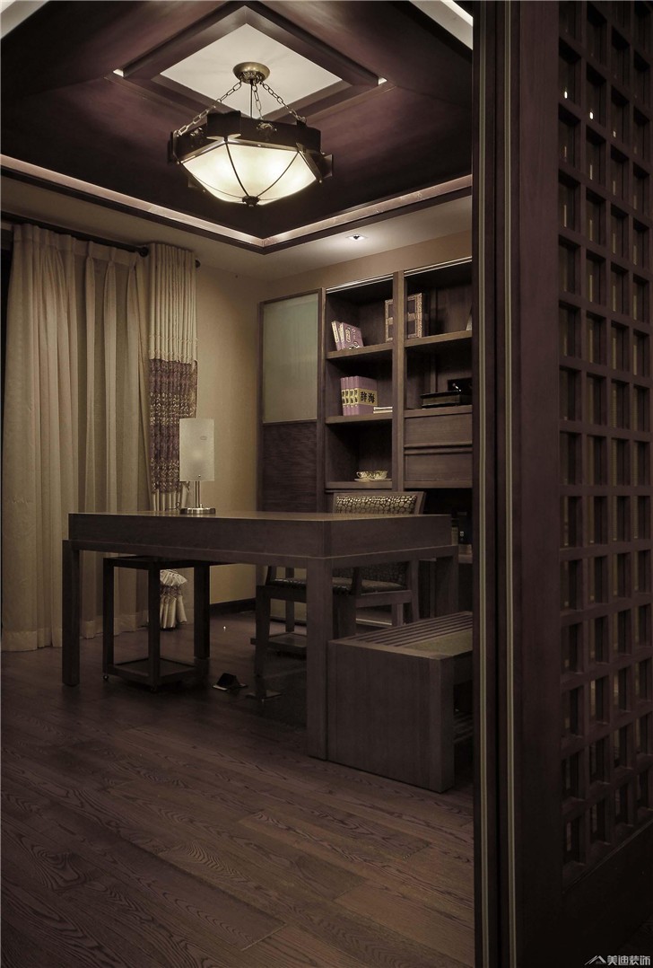 梅溪湖280㎡裝修案例-書房