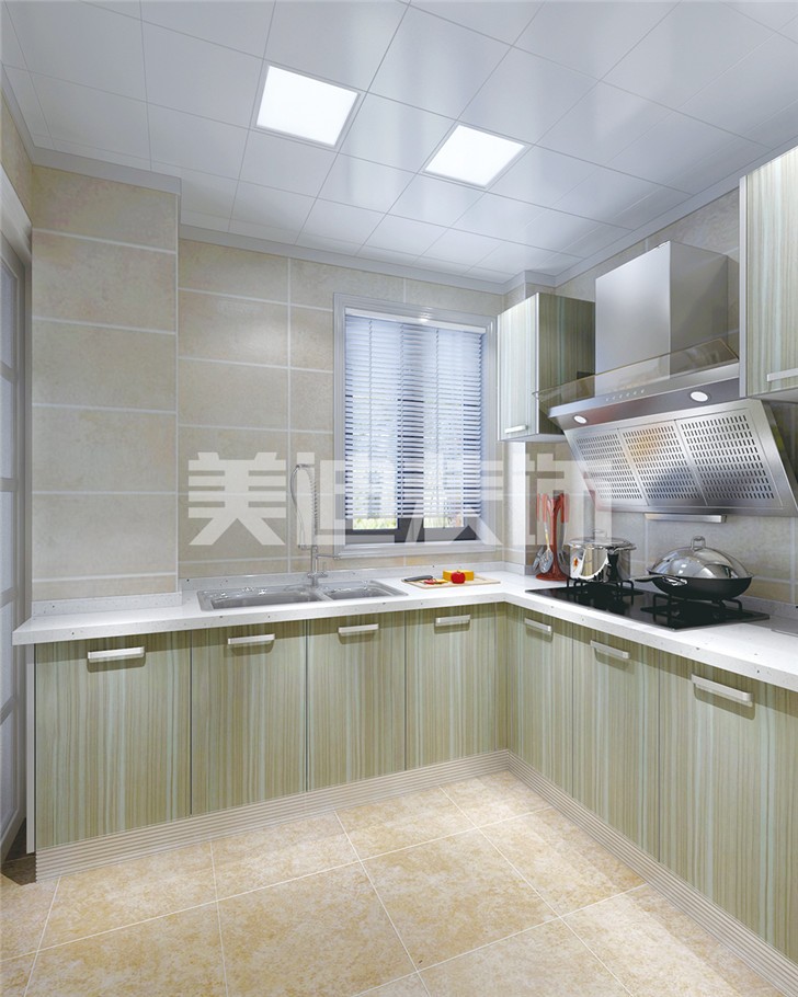 現代風85㎡整裝案例-廚房