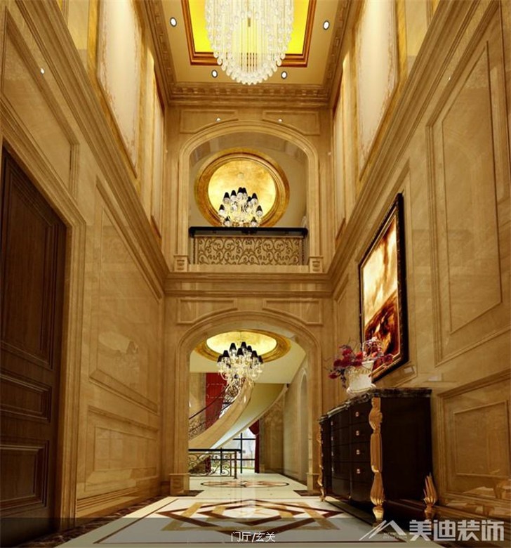 碧桂園600㎡別墅案例-客廳