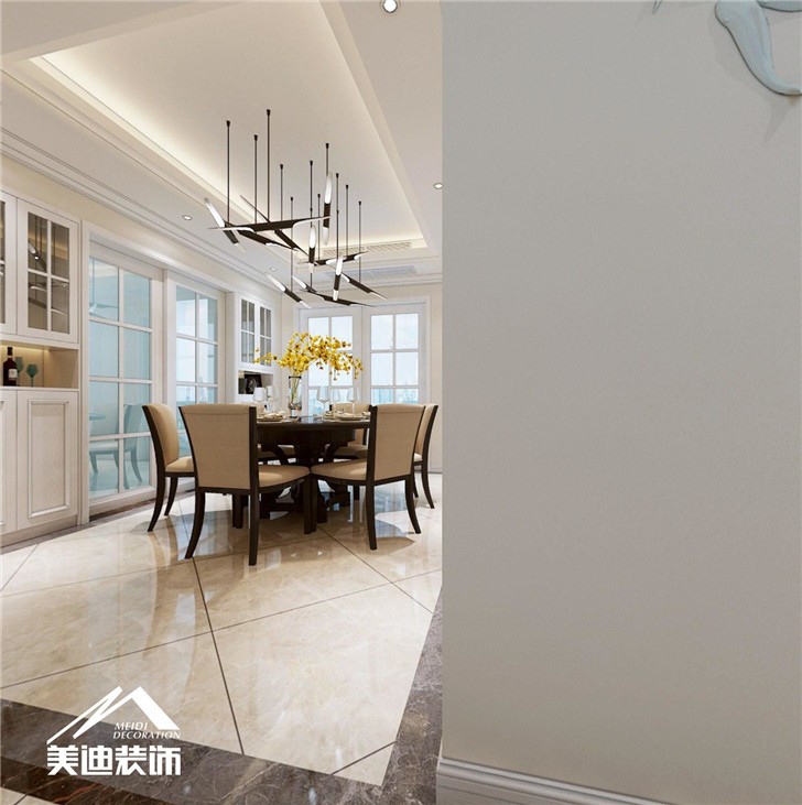 盛隆家園現代風格案例-餐廳