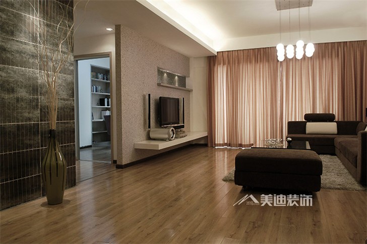 歐洲城三室兩廳裝修案例-客廳