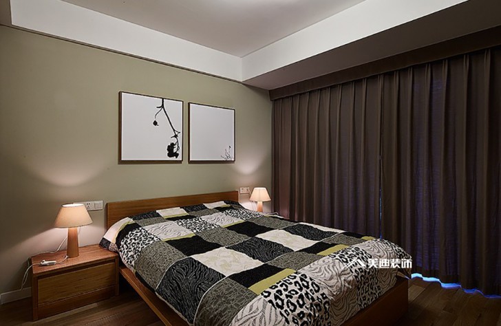 長沙八方小區裝修效果圖-次臥室 