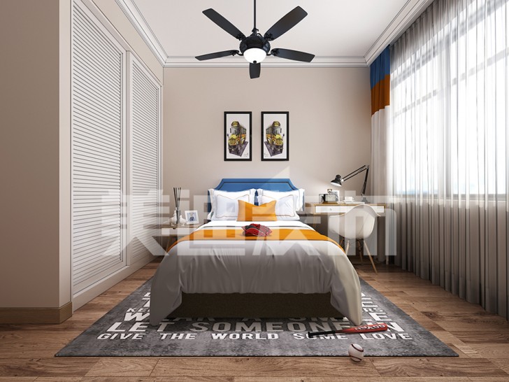 綠地海外灘北歐兒童房裝修效果圖