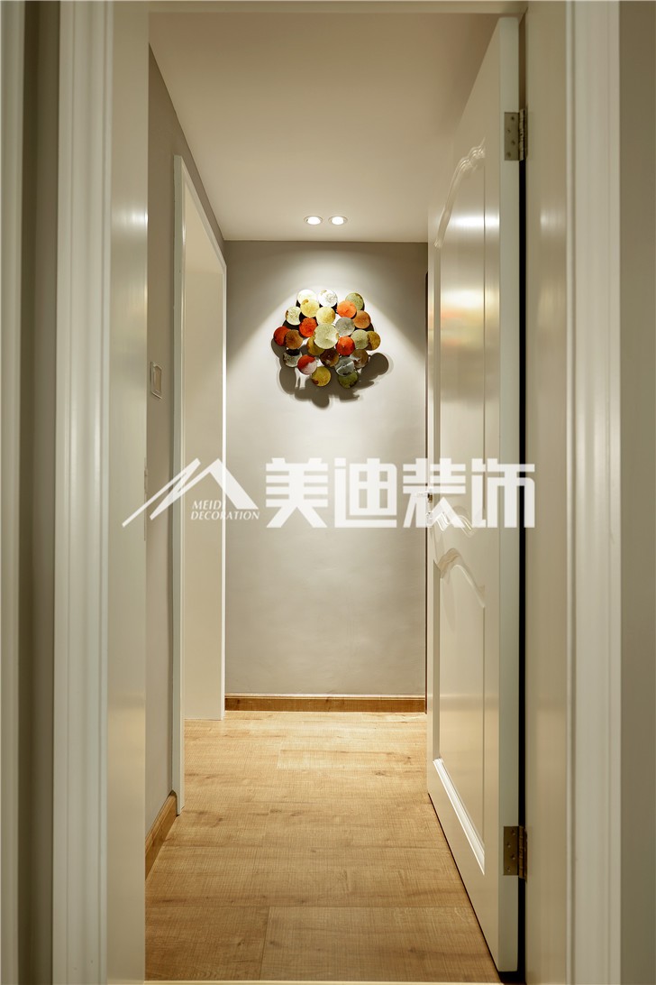 洋湖公館MUJI生活風85平案例圖—過道