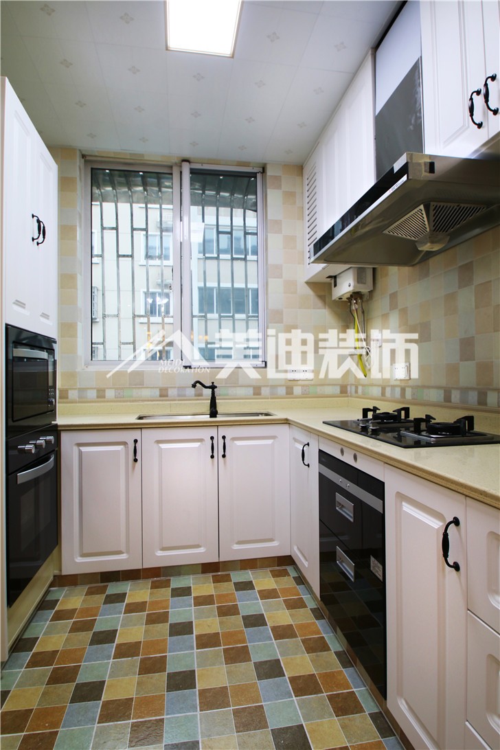 梅溪湖合能璞麗簡歐風裝修案例圖—廚房