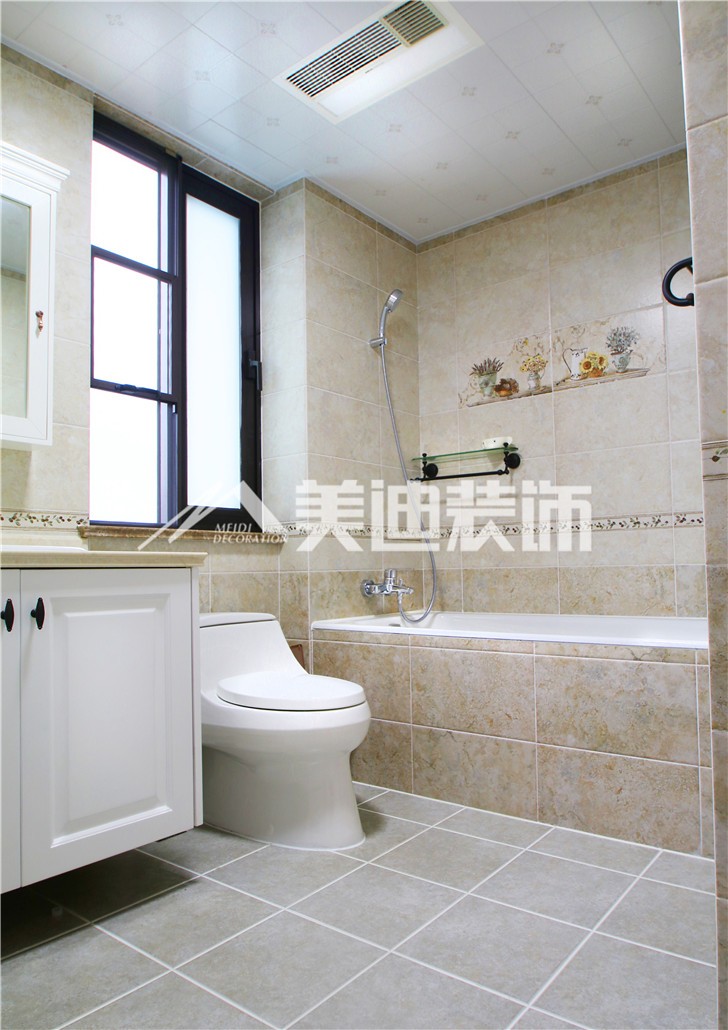 香樟公館美式風裝修案例圖—衛生間