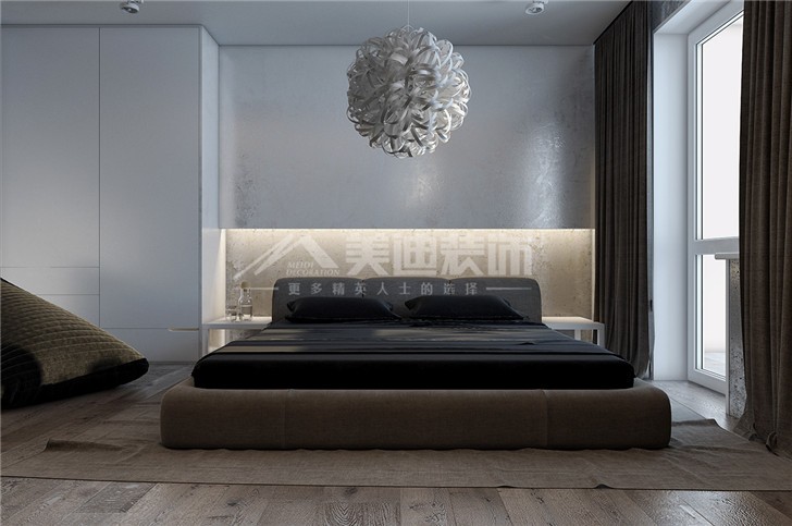 中惠錦堂極簡風裝修案例圖—主臥