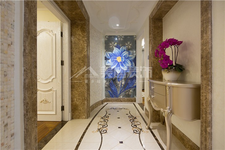 第六都簡歐風裝修案例圖—過道