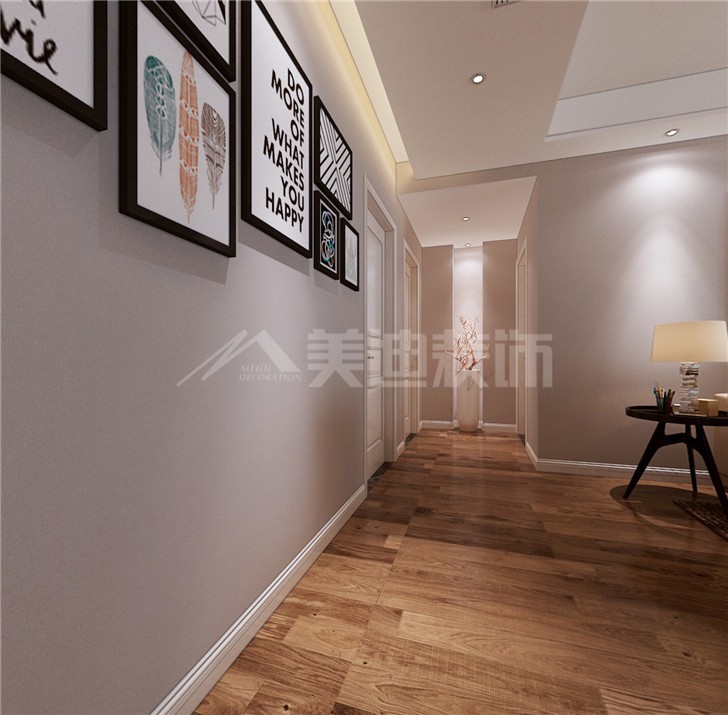 雙灣國際119平現(xiàn)代風(fēng)裝修案例圖—客廳