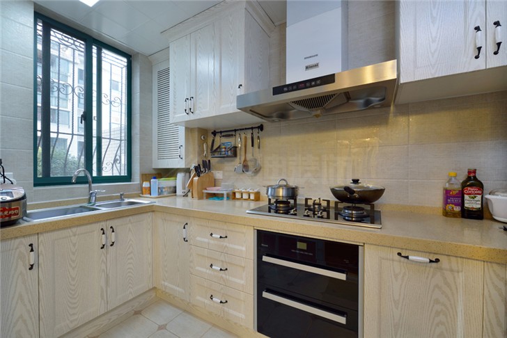 中房瑞致國際110平美式風裝修案例圖—廚房