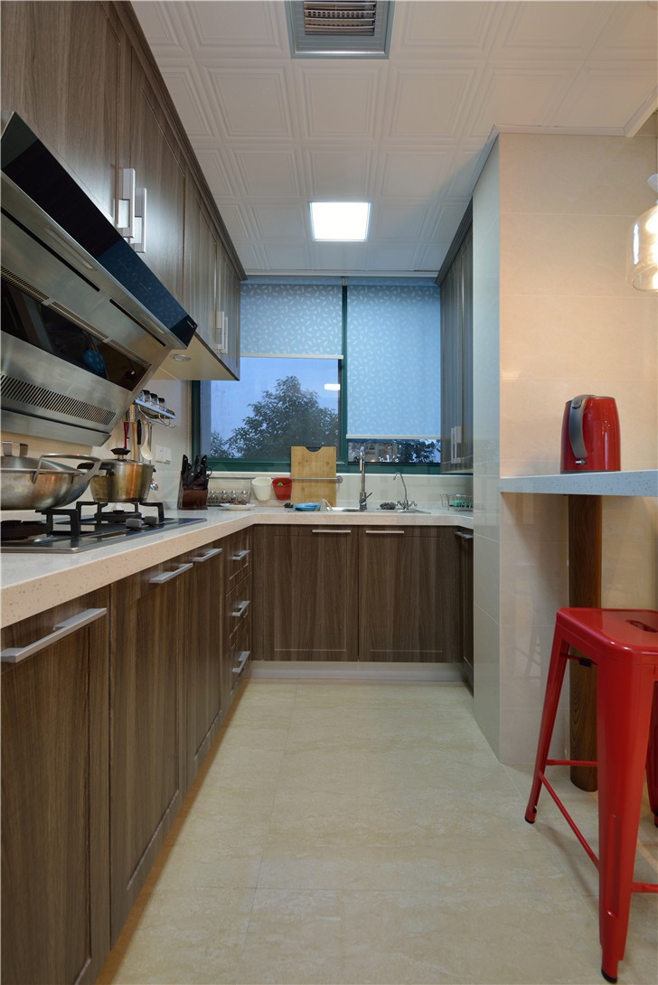 堤亞納灣133平美式風裝修案例圖—廚房