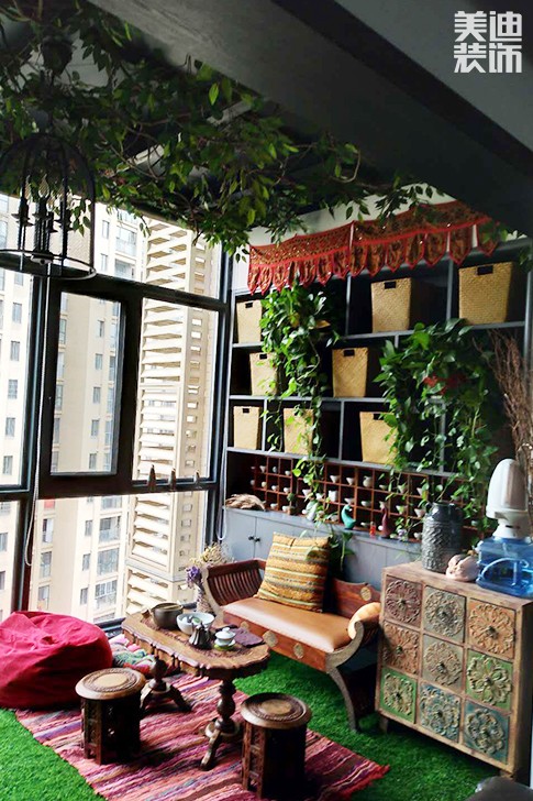 鑫遠御文臺177平米工業風實景圖--陽臺