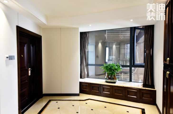 湘江豪庭220㎡現代簡約風格裝修效果圖-玄關