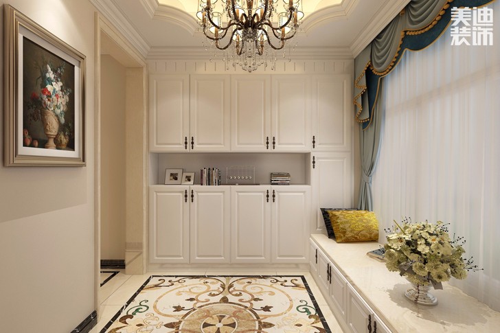 萬科城355平米簡約風格裝修效果圖--過道