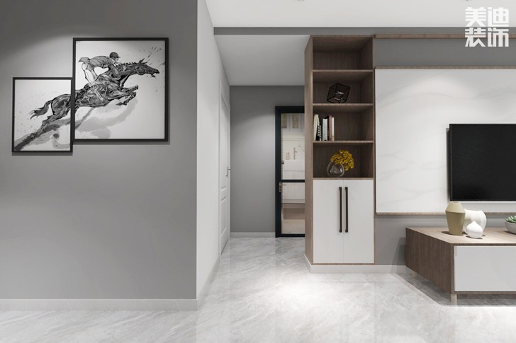 中建梅溪湖140平米現代黑白灰風格裝修效果圖--其他