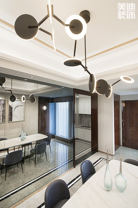 江山壹號232平米港式輕奢風裝修案例實拍圖--餐廳