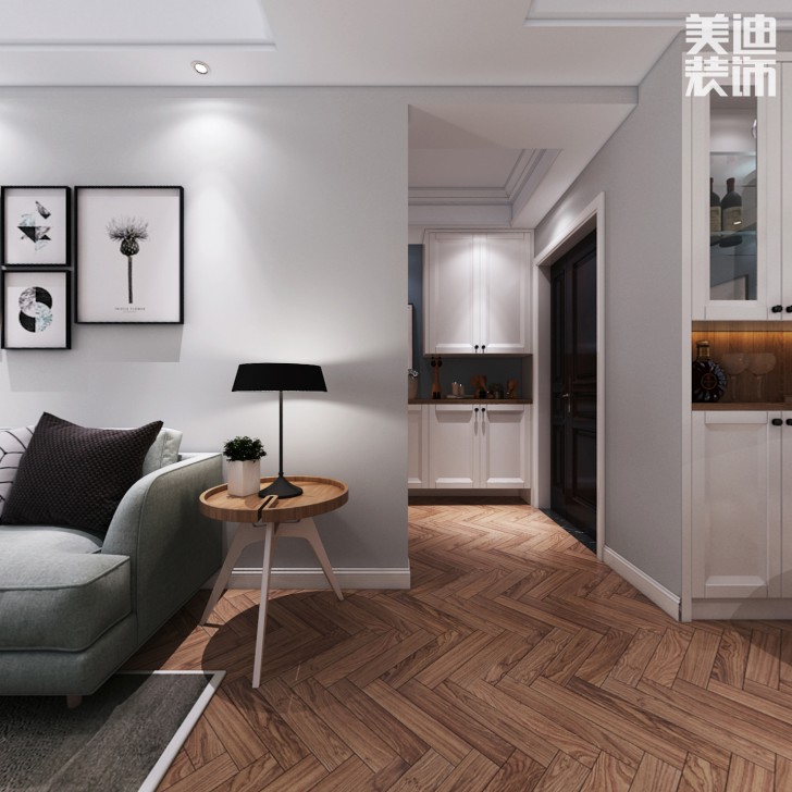 藍山雍景閣120平米北歐風格裝修案例效果圖--其他