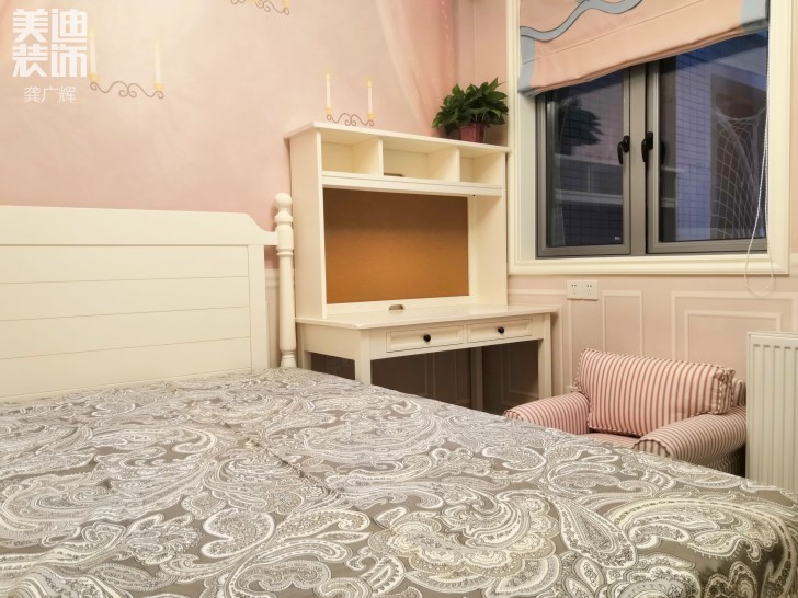 方小區(qū)128小美風格裝修案例實拍圖--女兒房