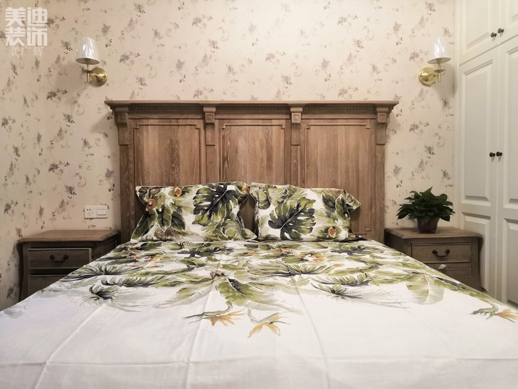 方小區(qū)128小美風格裝修案例實拍圖--主臥