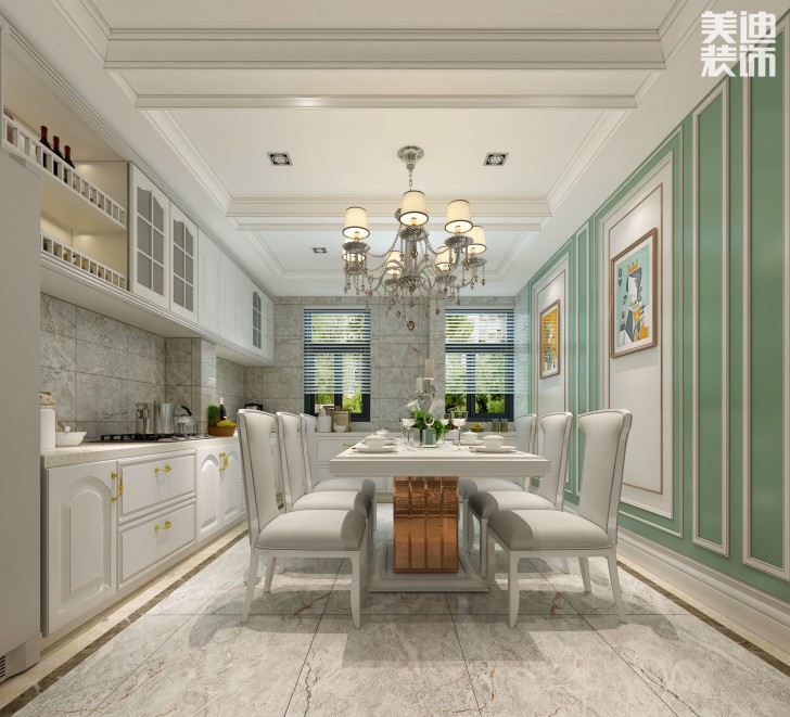 艾美瀟湘280平米現代歐式風格實景圖--餐廳