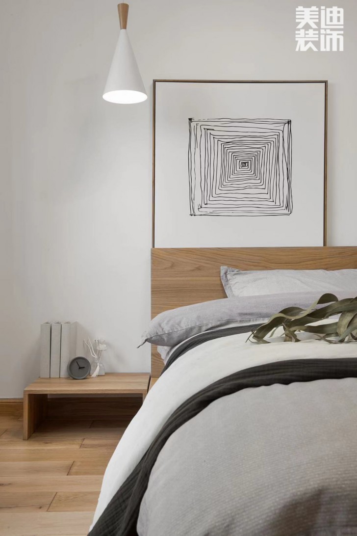 中航城140平米日式風格裝修實拍圖--臥室