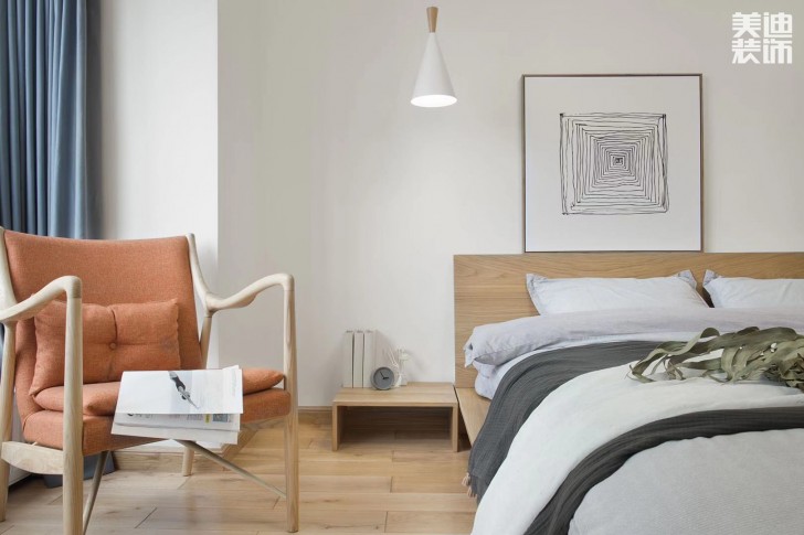 中航城140平米日式風格裝修實拍圖--臥室