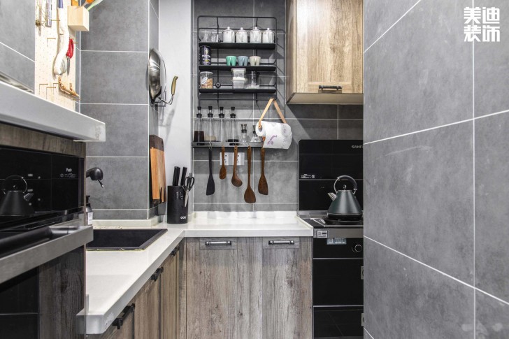 北大資源理想家園88平米北歐風格實拍案例--廚房