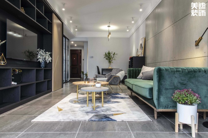 北大資源理想家園88平米北歐風格實拍案例--客廳