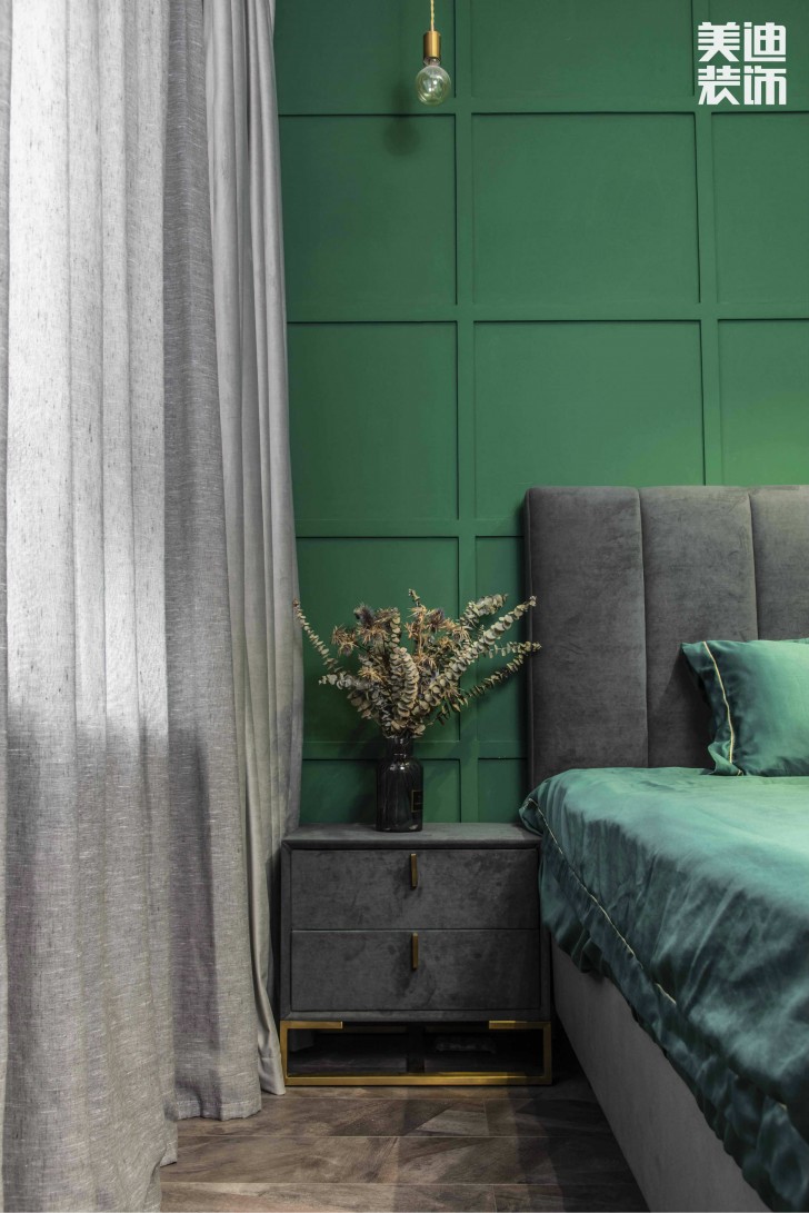 北大資源理想家園88平米北歐風格實拍案例--臥室