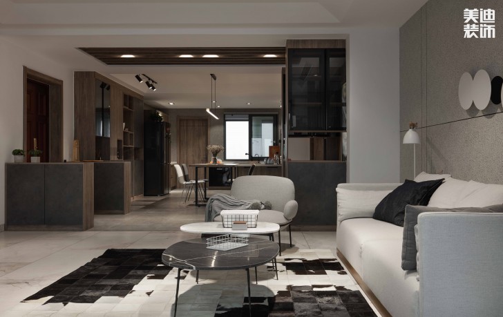 達美溪湖灣190平米現代風格實拍案例